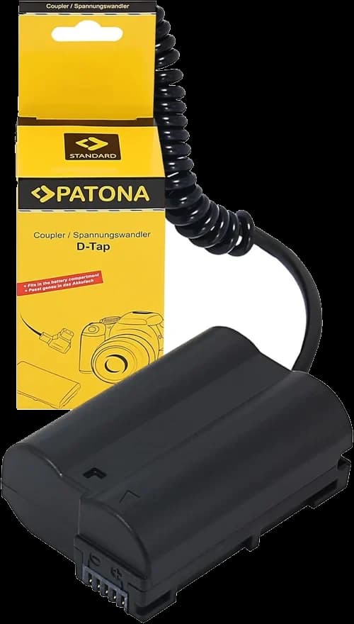 Location Patona Coupleur d'alimentation D-Tap → EN-EL15 à Rennes et Saint-Malo — matériel photo vidéo